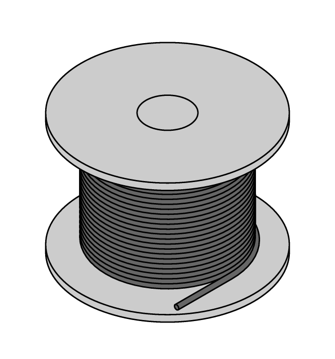 CABLE5X0.34-XX-PVC-BK-500M/TEL