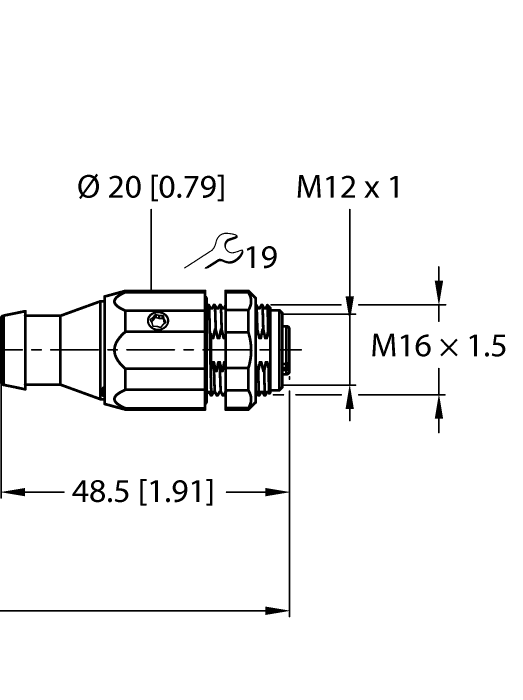 RJ45S-FKSDD-4422-0.5M