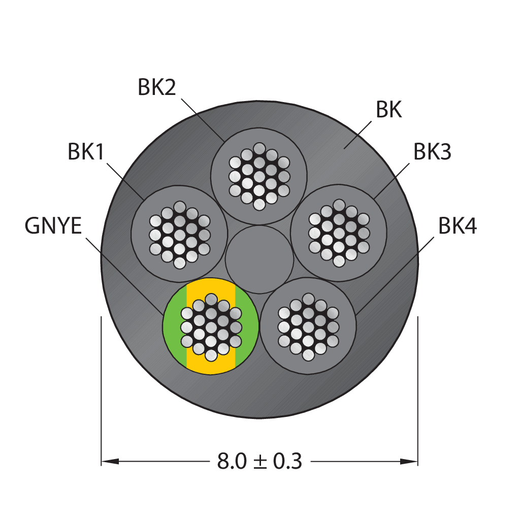 CABLE56PK-100/TXL